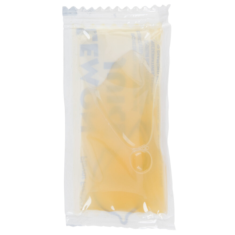 Lemon Juice Packets 200 4 Gram Portion Packets Per Case