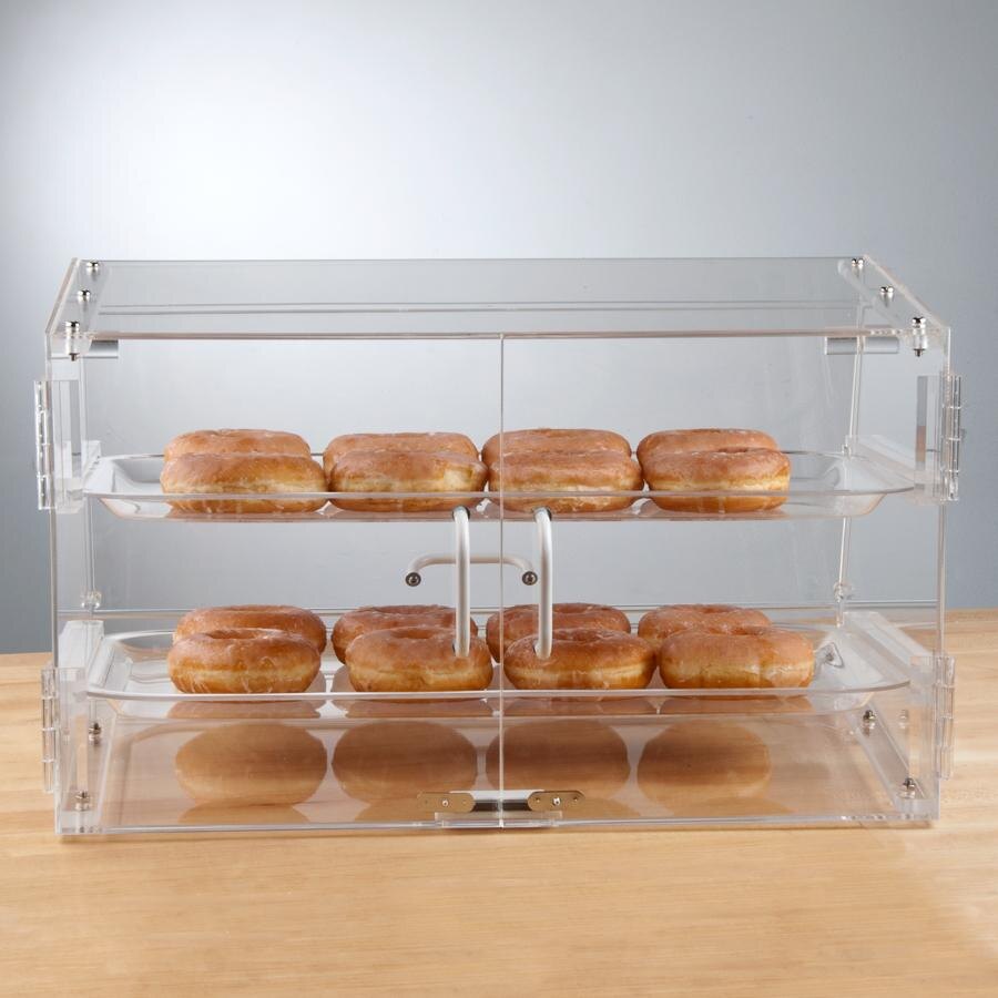 2 Tray Bakery Display Case with Front Door