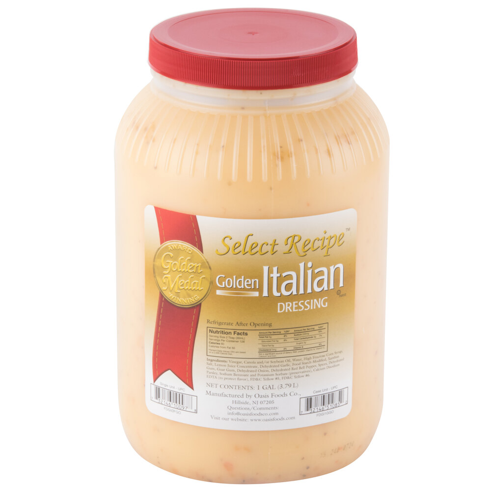 Golden Italian Dressing 1 Gallon Container 4/Case