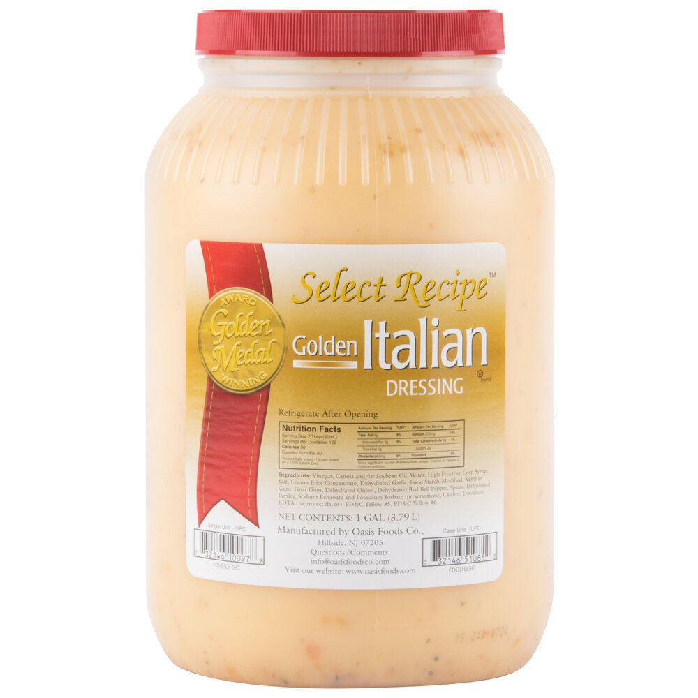 Golden Italian Dressing 1 Gallon Container 4/Case