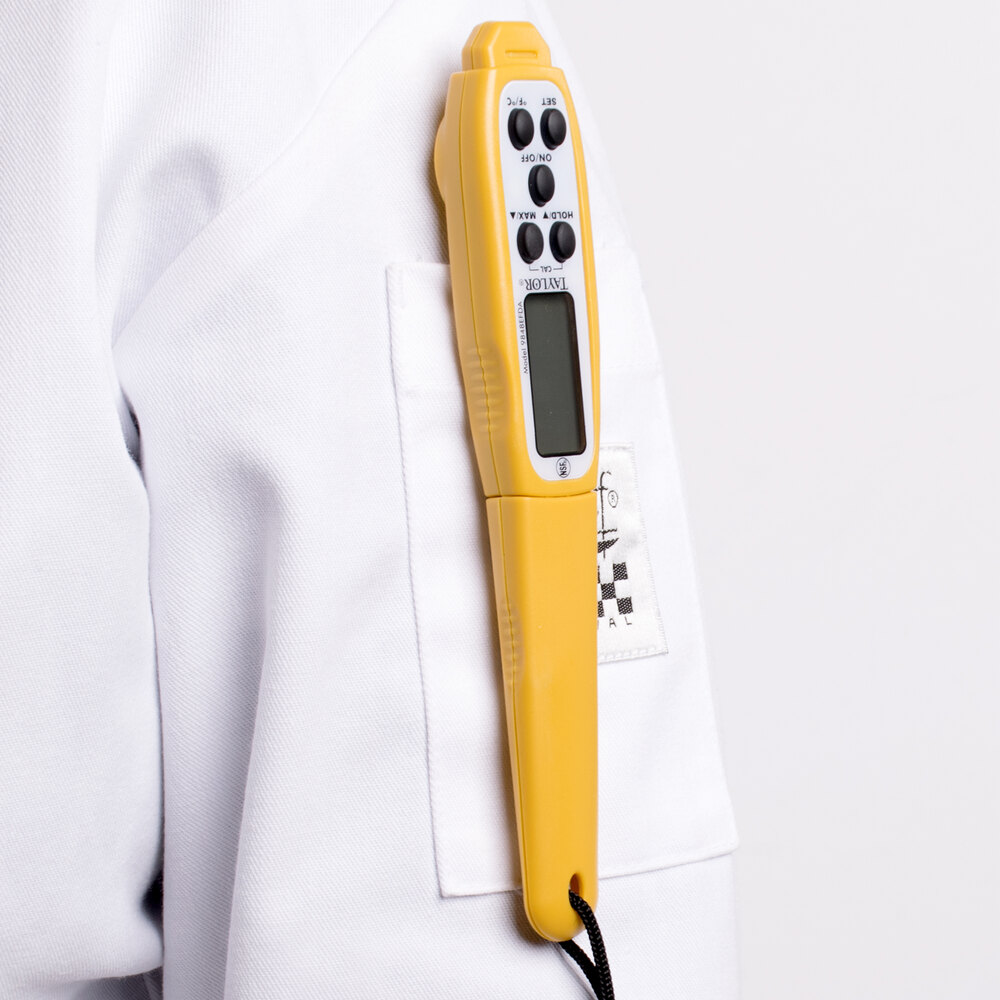 Taylor 9848EFDA 2 3/4" Waterproof Digital Probe Thermometer 1.5mm