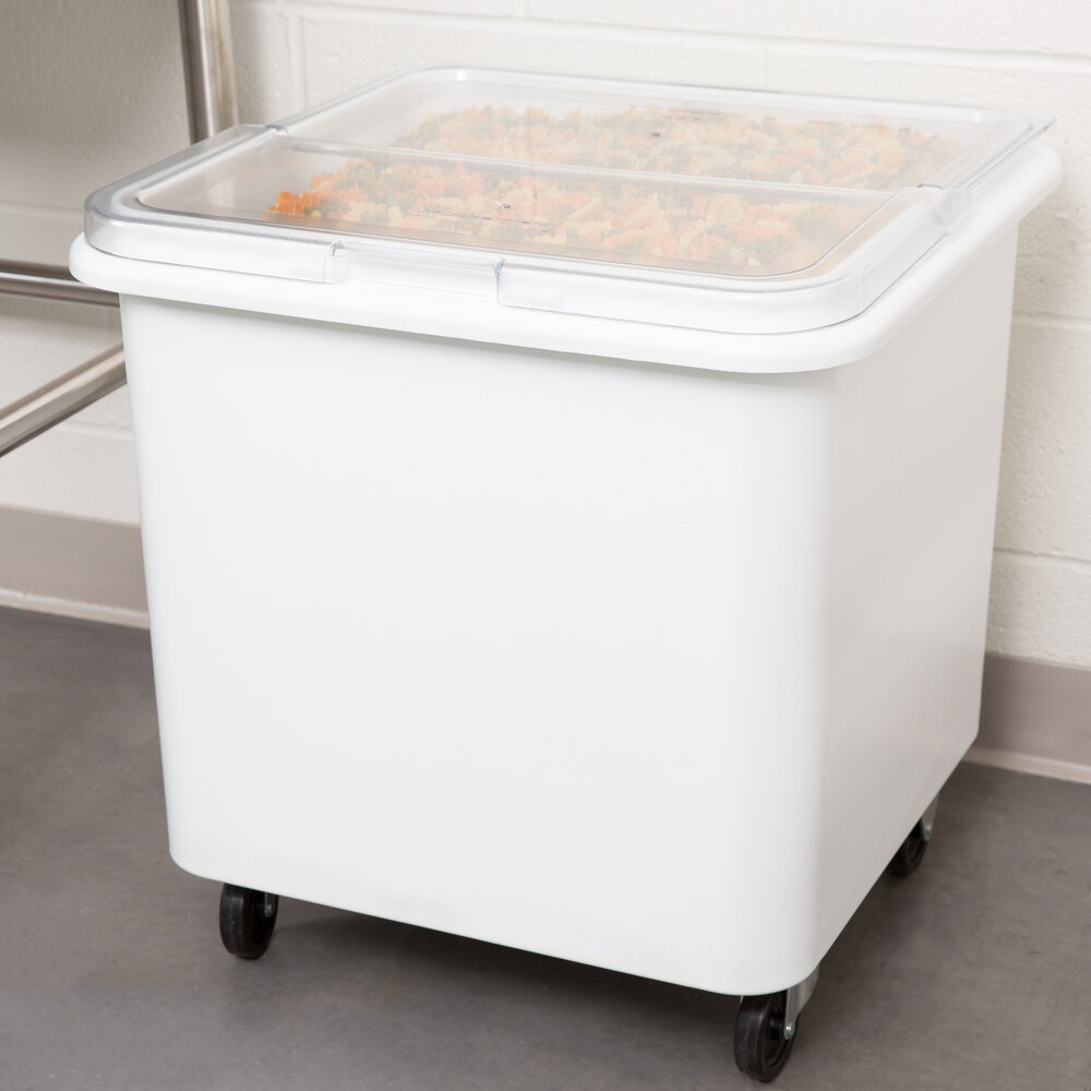 Rubbermaid FG360100WHT ProSave 28 Gallon Ingredient Storage Bin with