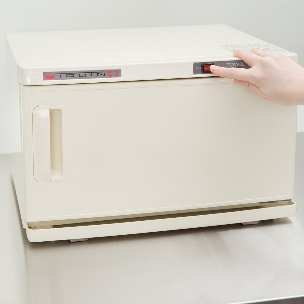 Town 28501 One Compartment Waterless Oshibori Towel Steamer 80 Towel Capacity