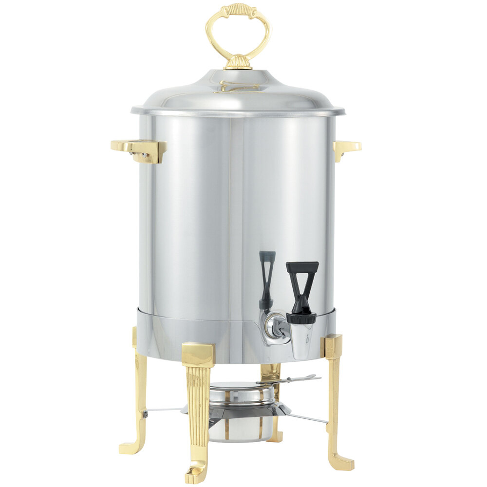 Vollrath 46029 3 Gallon Classic Brass Trim Coffee Urn