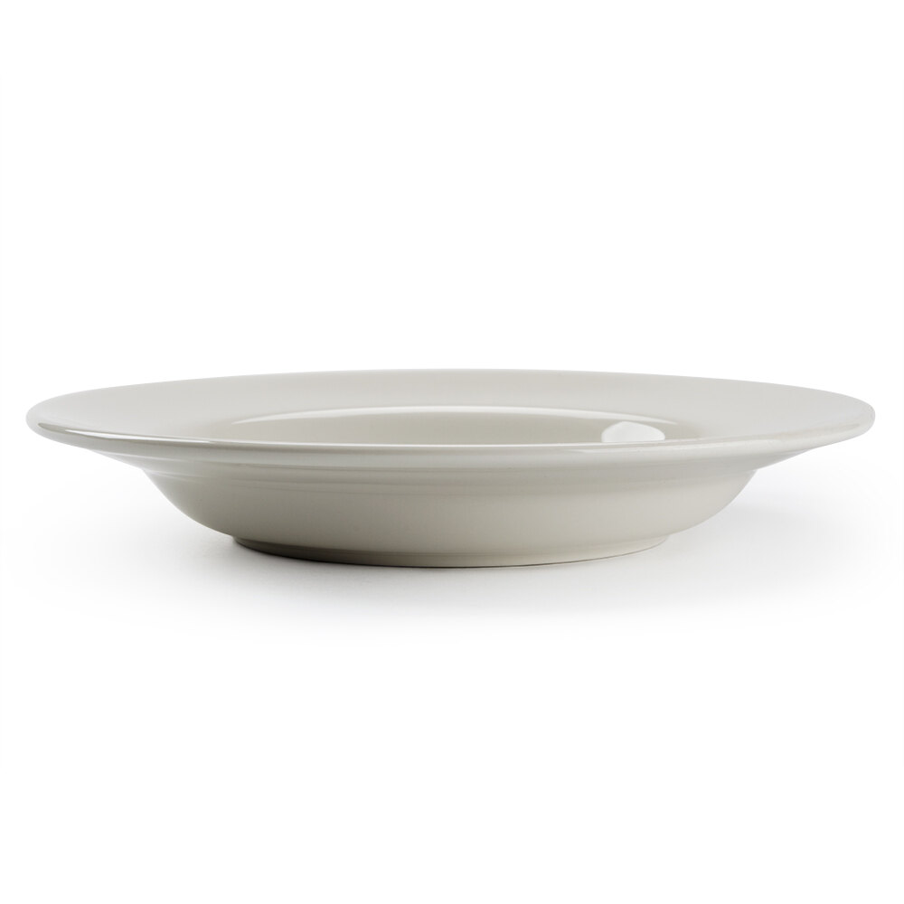 Tuxton 12.5 oz. Wide Rim Rolled Edge China Pasta Bowl 12/Case