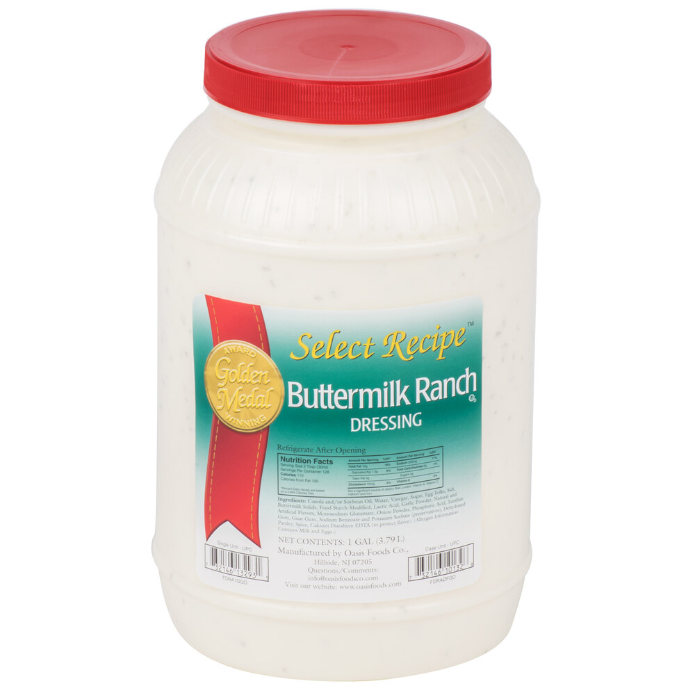 Ranch Dressing 1 Gallon Container 4/Case