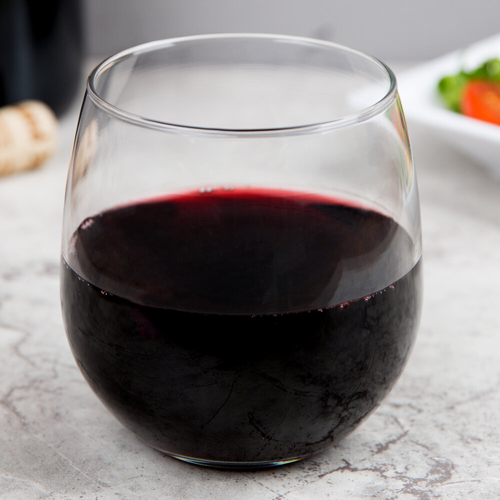 Libbey 222 16.75 oz. Stemless Red Wine Glass 12/Case