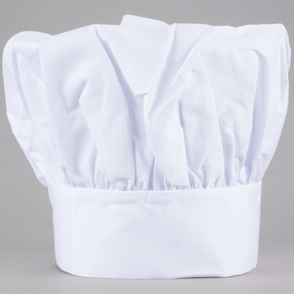 13" White Chef Hat