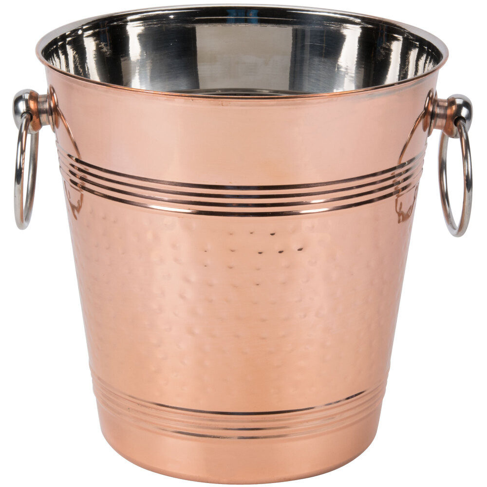 American Metalcraft WB8C Hammered Copper Wine Bucket