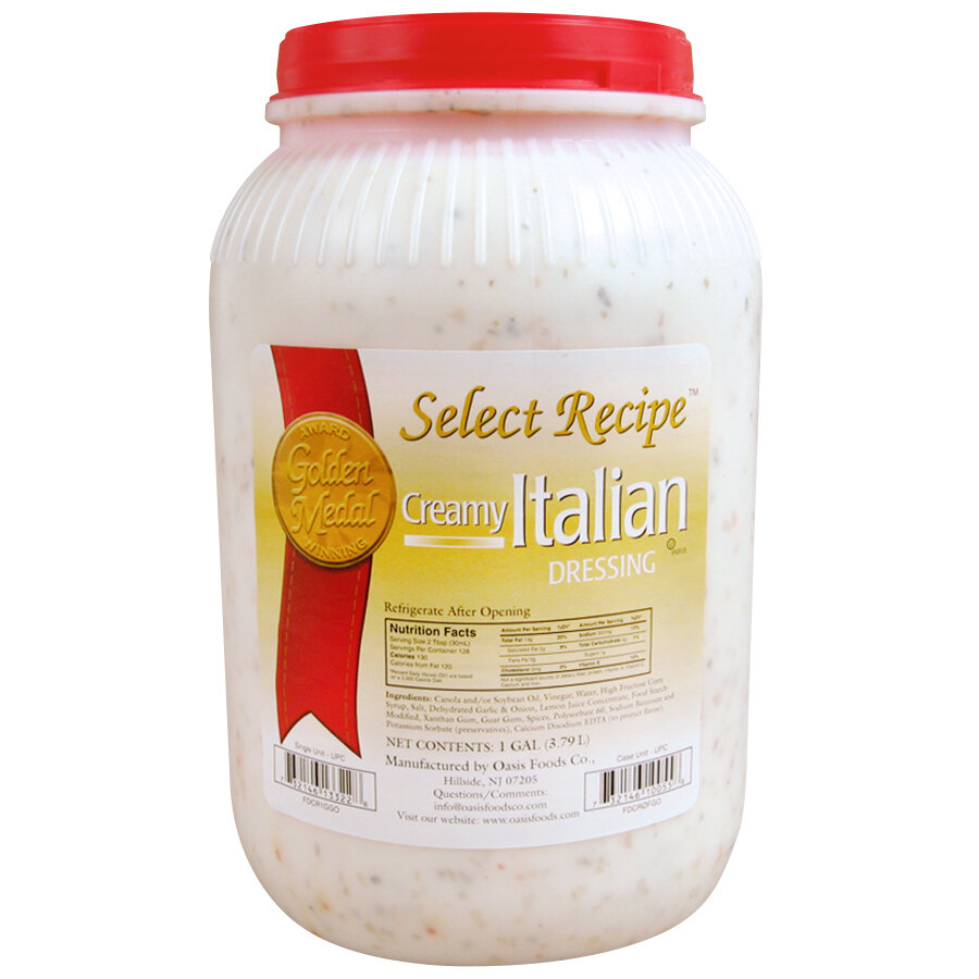 1 Gallon Creamy Italian Dressing 4/Case