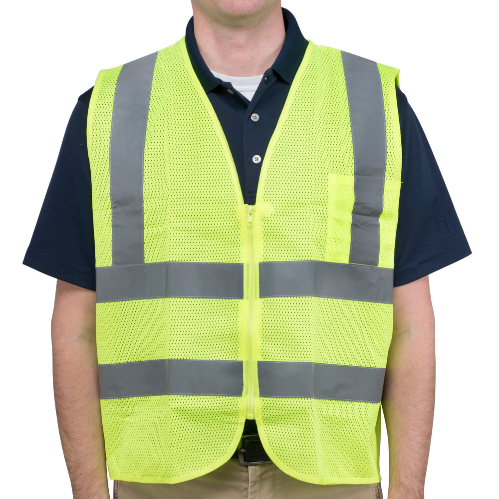 Lime Class 2 High Visibility Safety Vest Medium