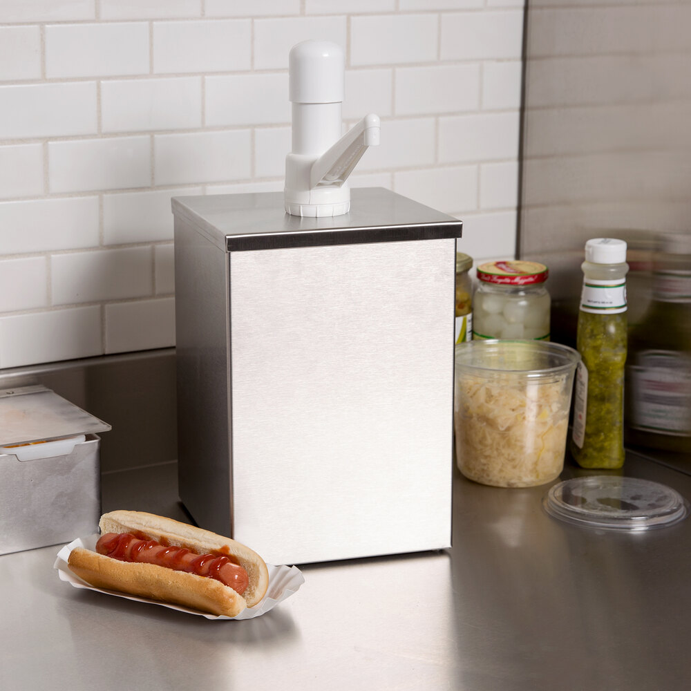 Carlisle 38601 High Volume Condiment Dispenser with Fixed Pump