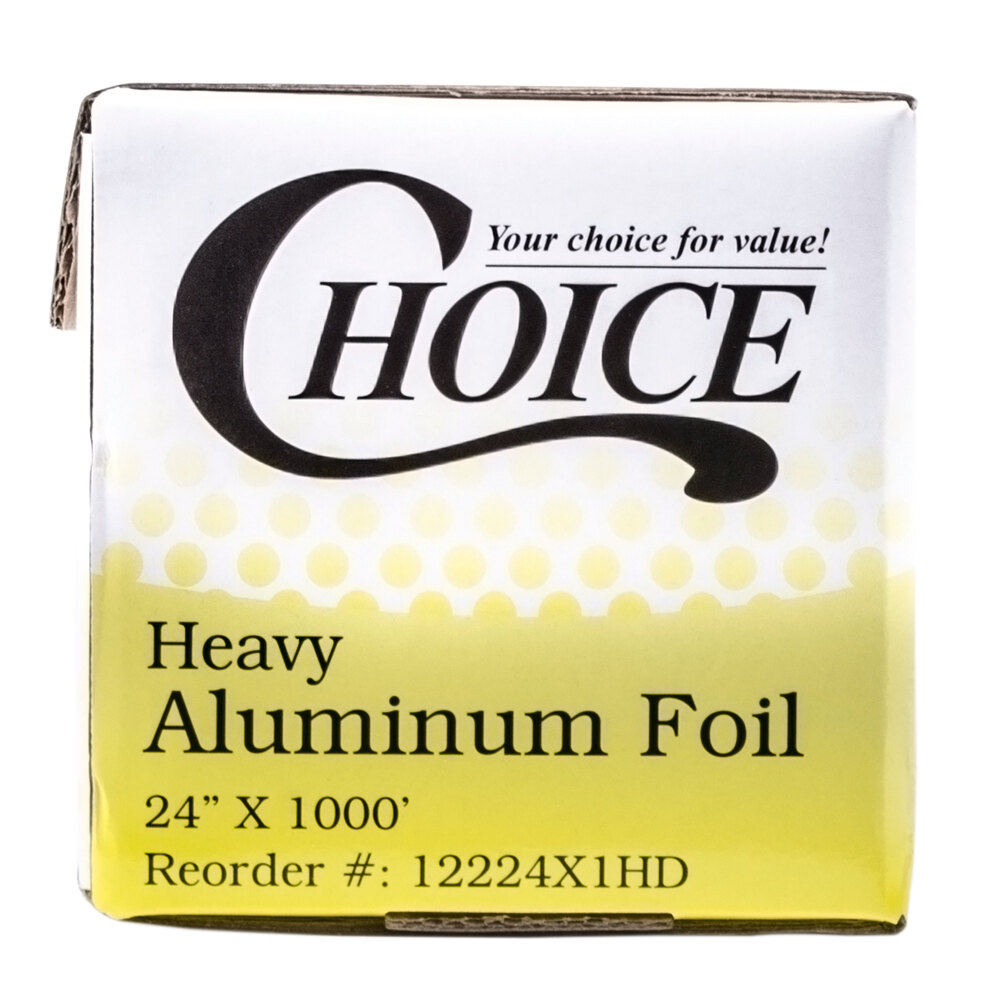 Choice 24" x 1000' Food Service HeavyDuty Aluminum Foil Roll