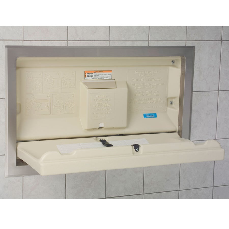 Koala Kare KB10000ST Horizontal Recessed Mounted Baby Changing Station