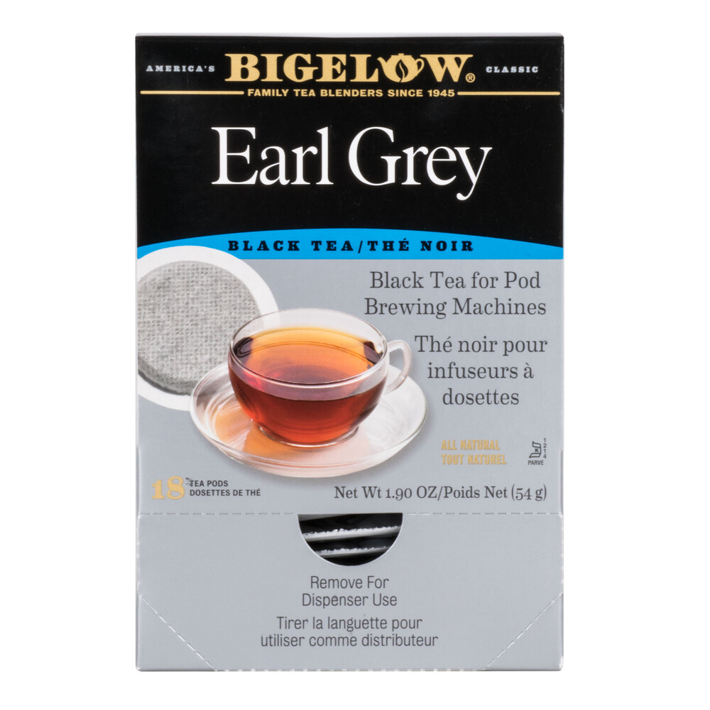 Bigelow Earl Grey Tea Pods 18/Box