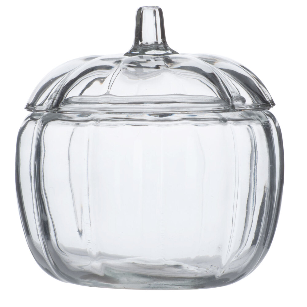 Anchor Hocking 85623R9 2.2 qt. Pumpkin Jar with Lid