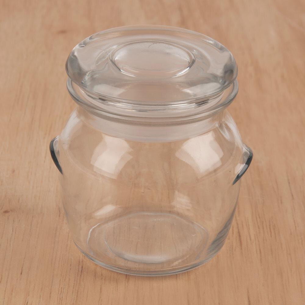 Anchor Hocking 95944 4 oz. Crock Spice Jar with Lid 6 / Case