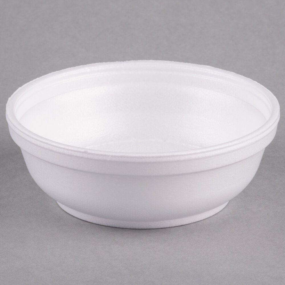 Dart Solo 6B20 6 oz. Insulated White Foam Bowl 1000/Case