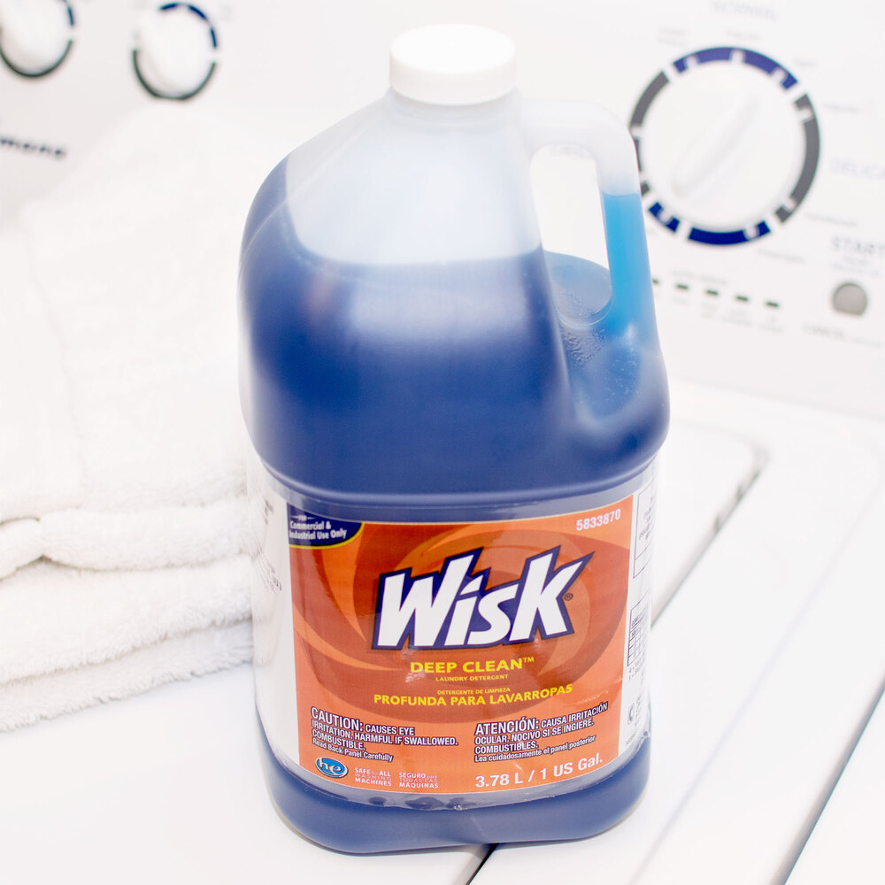 1 Gallon Diversey Wisk Deep Clean 95833870 Laundry Detergent (HE) 4/Case