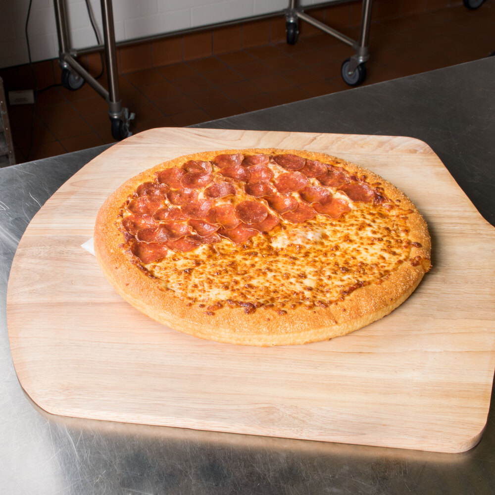 20" x 21" Wooden Pizza Peel with 21" Handle