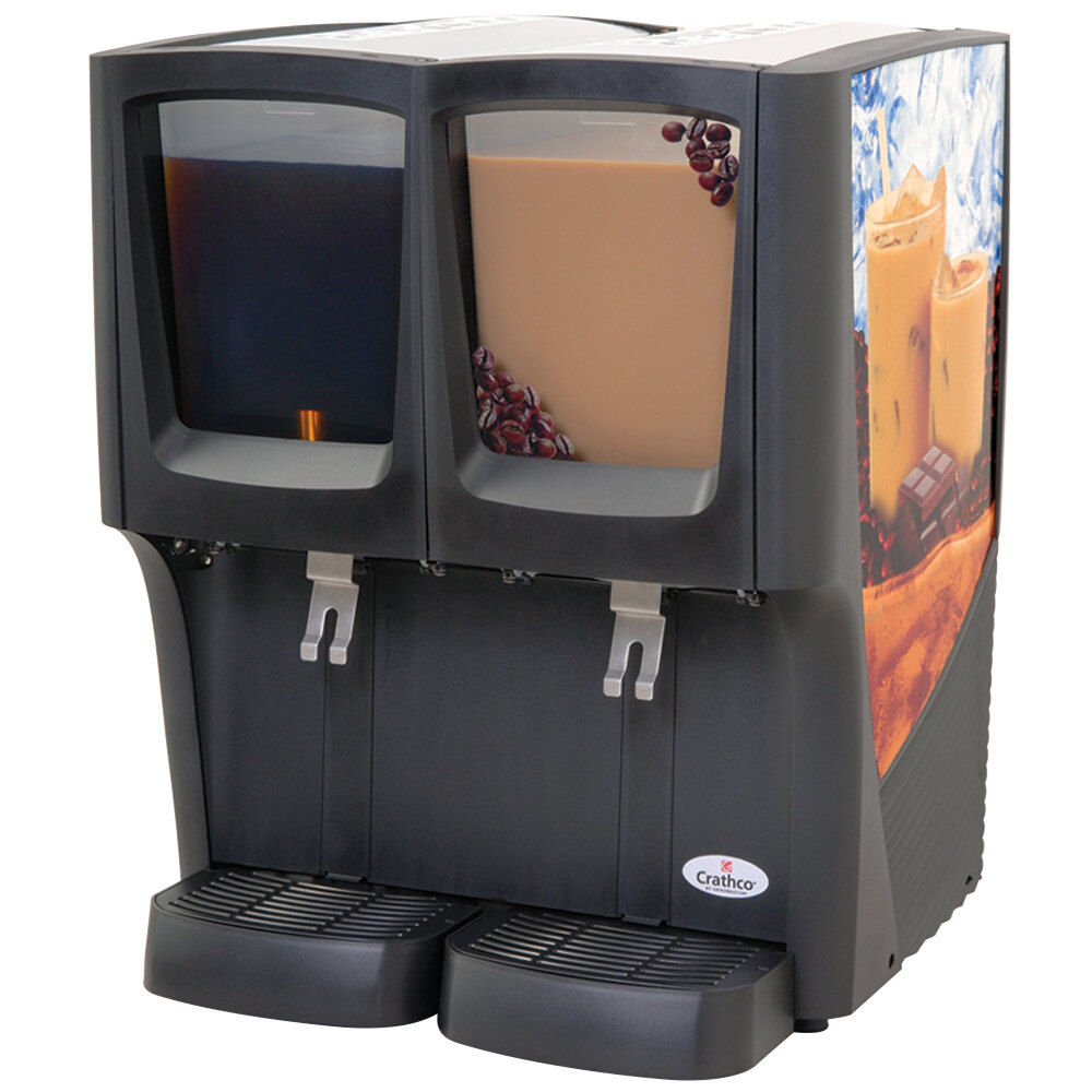 Crathco GCool C2D16 Double 5 Gallon Bowl Premix Cold Beverage Dispenser