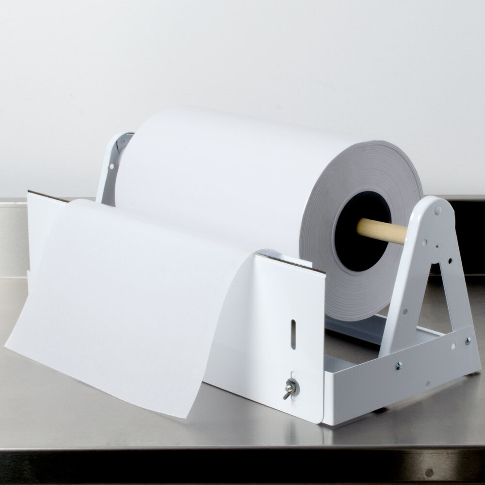 12'' x 1000' 50lb. Wet Wax Paper Roll