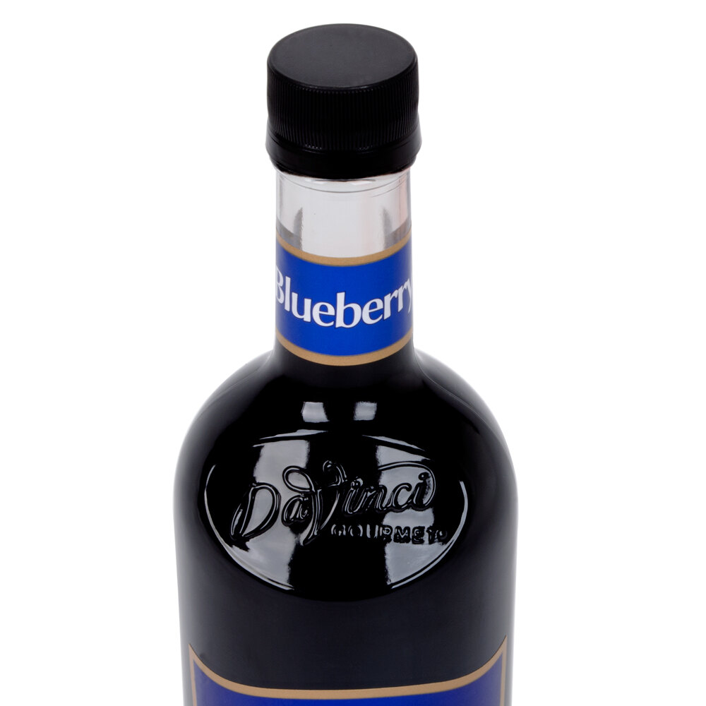DaVinci Gourmet 750 mL Blueberry Sugar Free Coffee Flavoring / Fruit Syrup