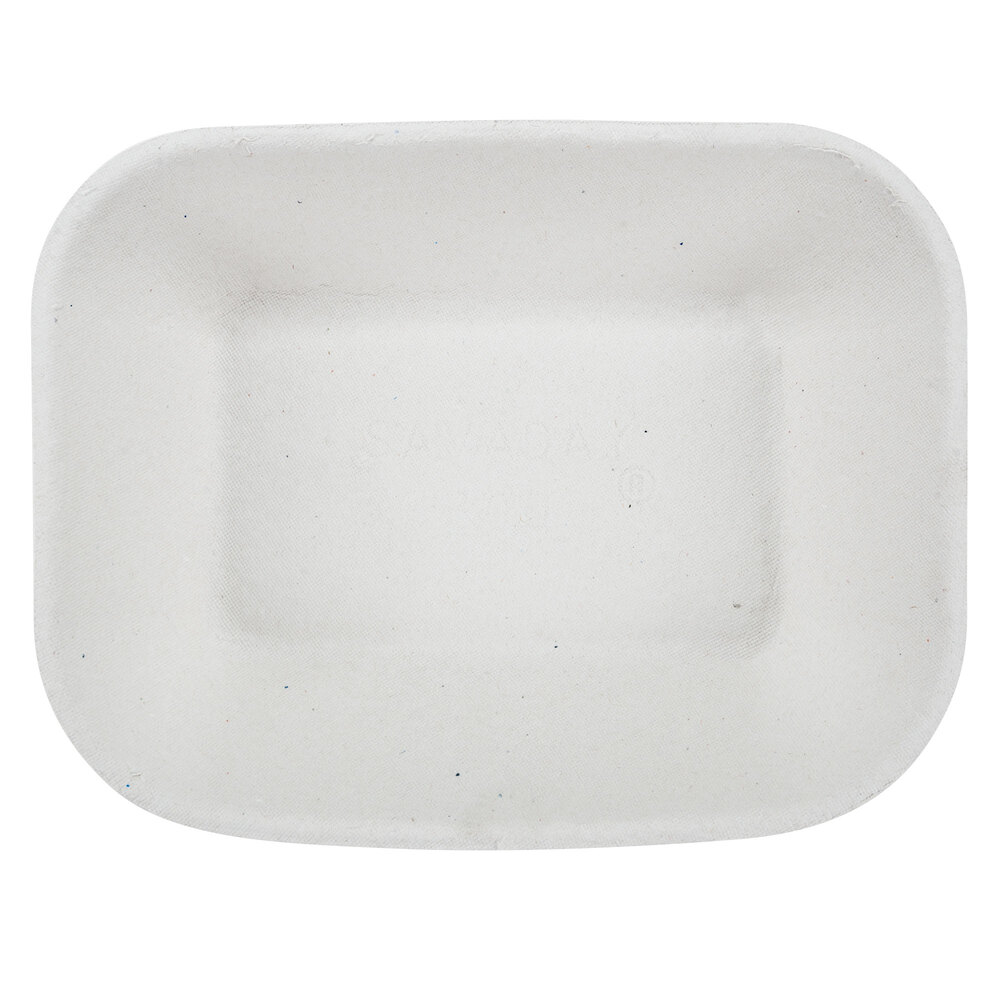 Huhtamaki 10405 Savaday 9" x 7" 300 Molded Fiber / Pulp