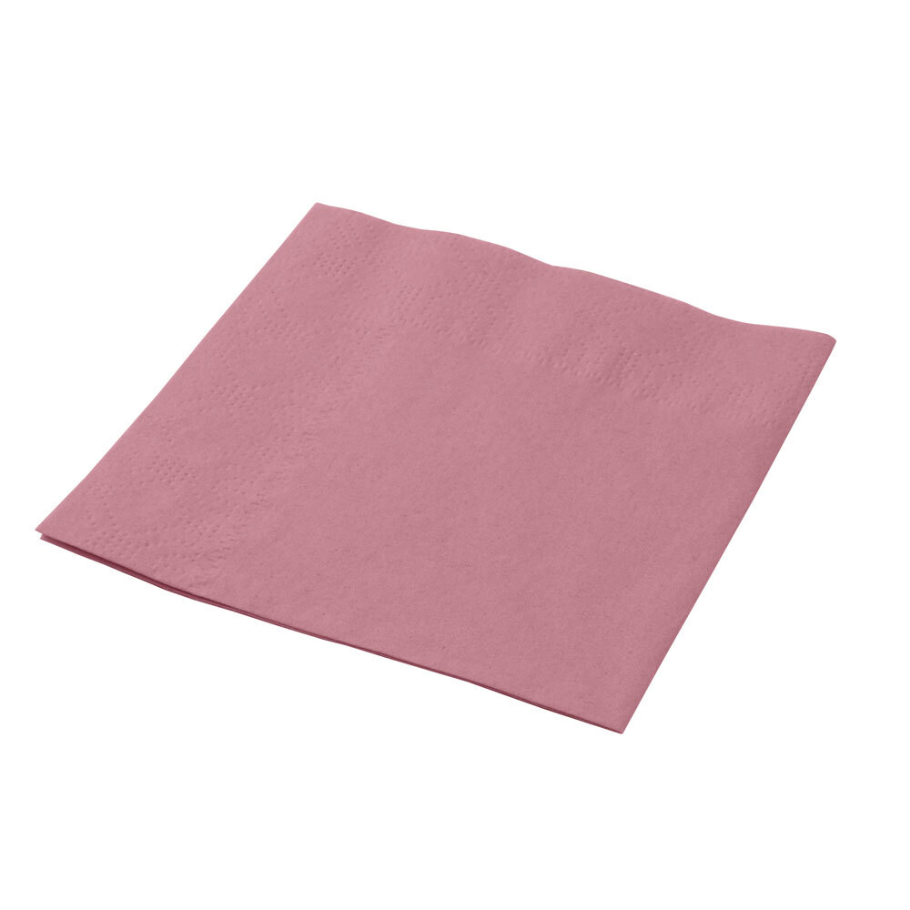 Hoffmaster 180325 Dusty Rose Beverage / Cocktail Napkin 250 / Pack