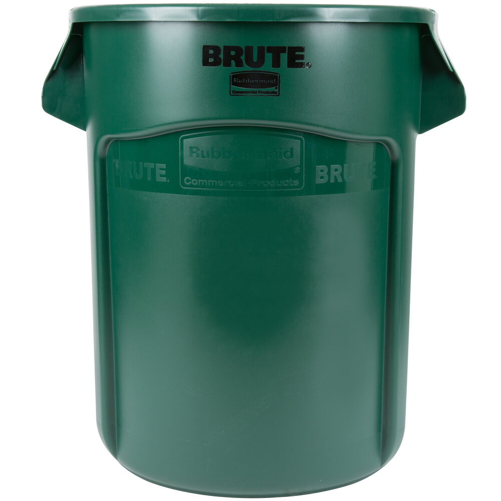 Rubbermaid 1779741 BRUTE 44 Gallon Green Trash Can (FG264300DGRN)
