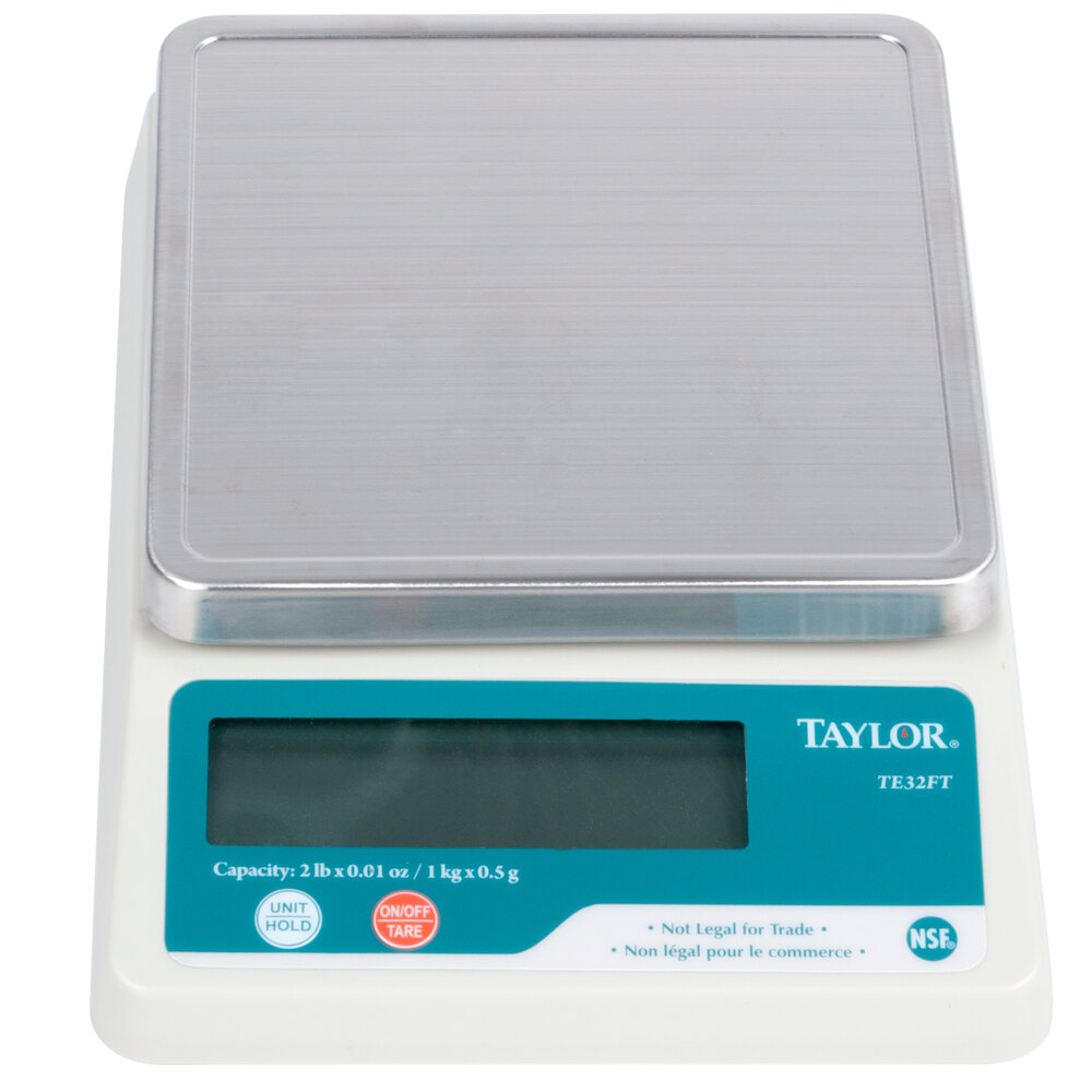 Taylor TE32FT 2 lb. Compact Digital Portion Control Scale