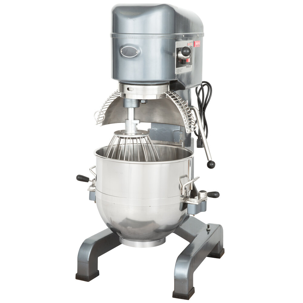 Avantco MX40 40 qt. Gear Driven Commercial Floor Mixer with