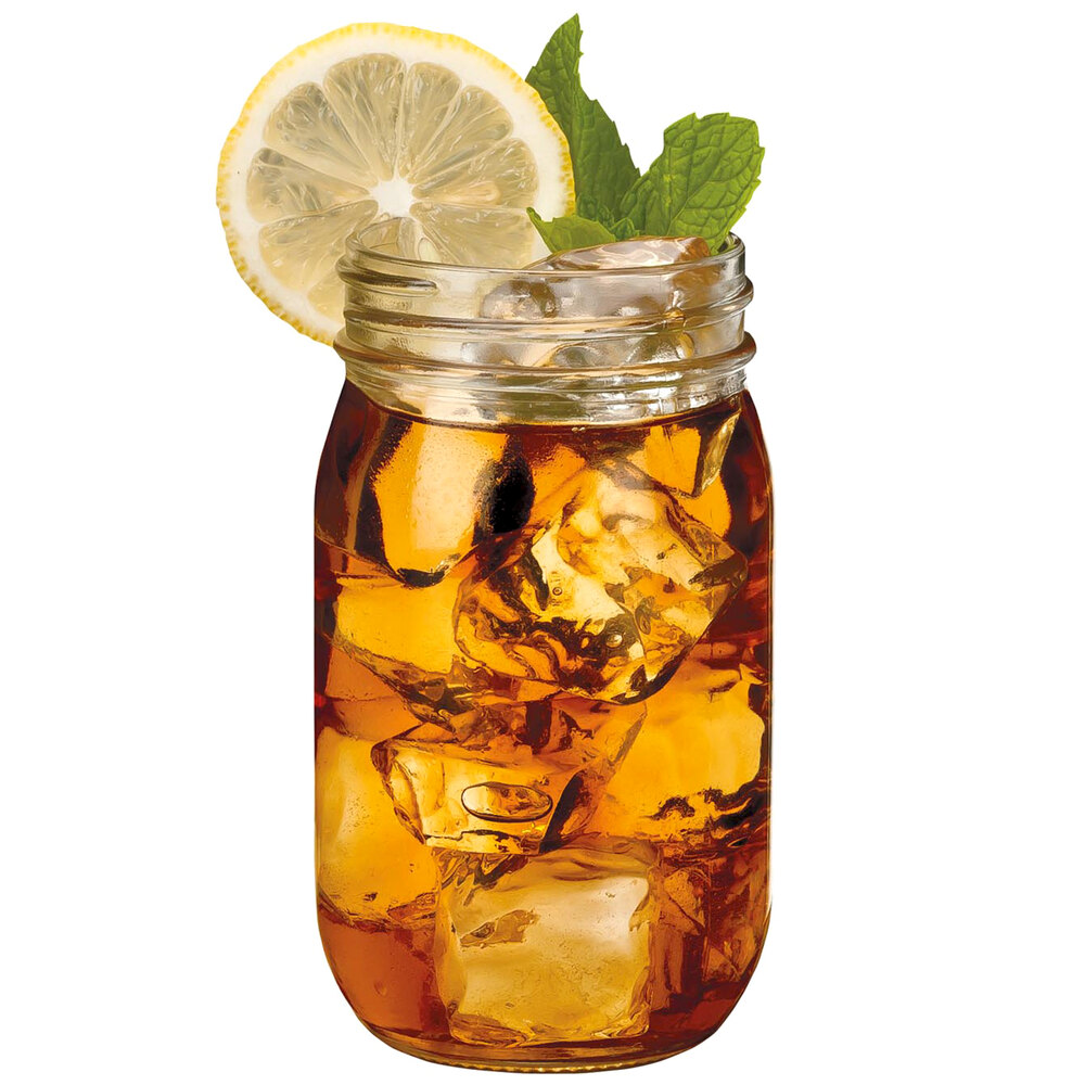 Libbey 92103 Glass Drinking / Mason Jar without Handle 16 oz. 12 / Case