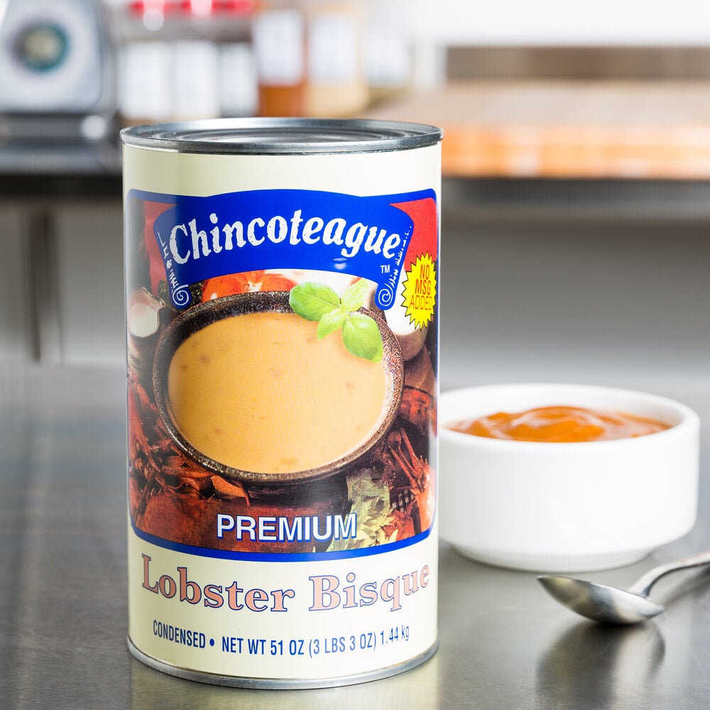 Chincoteague Condensed Lobster Bisque 51 oz. Can