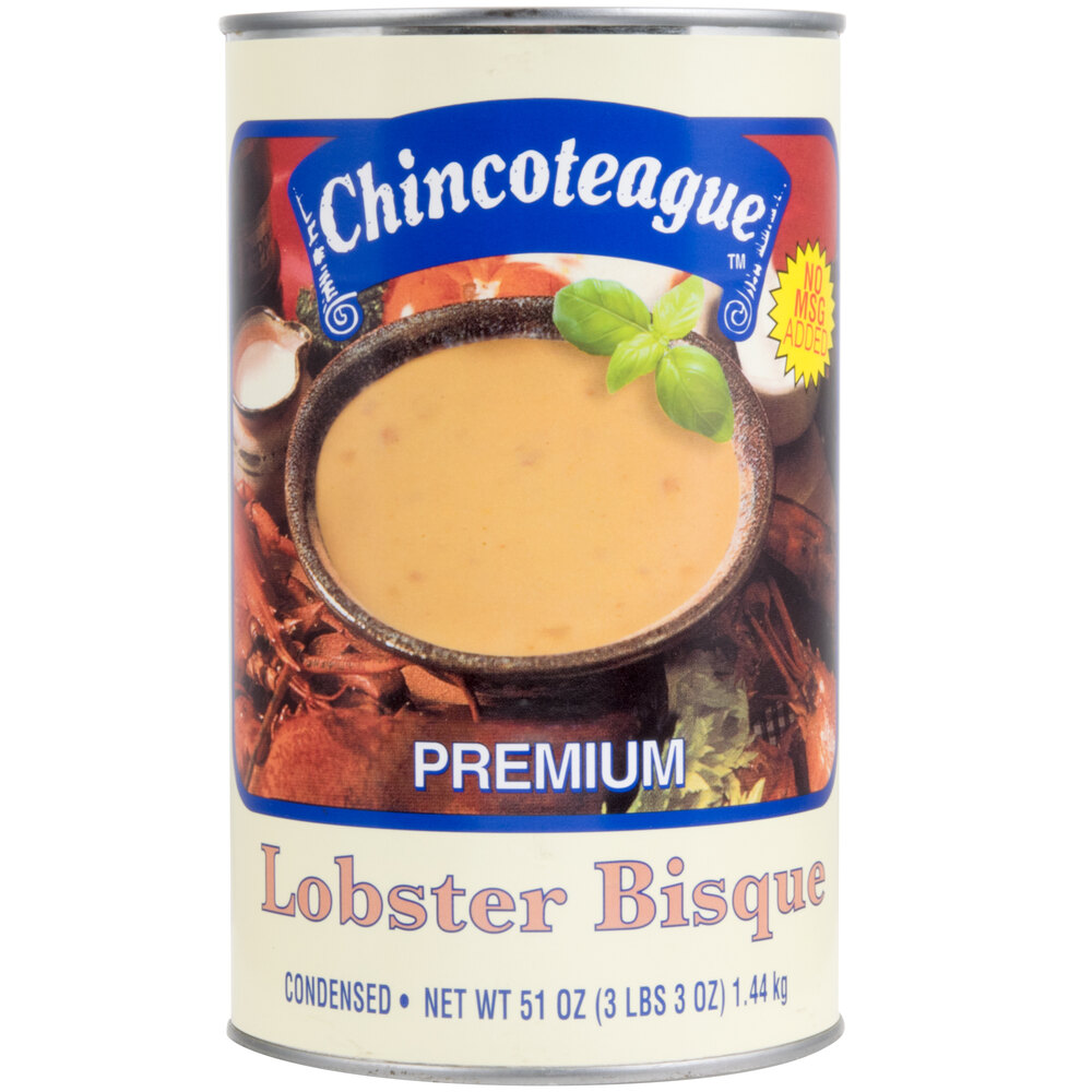 Chincoteague Condensed Lobster Bisque 51 oz. Can