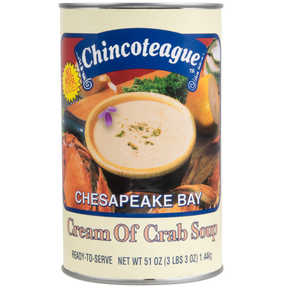 Chincoteague Cream of Crab Soup 51 oz. Can