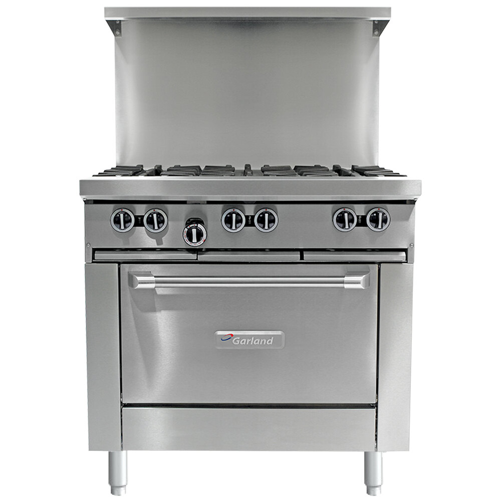 Garland G364G12C 4 Burner 36" Gas Range with 12" Griddle and