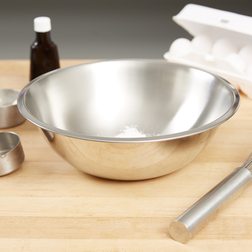 4 Qt. Heavyweight Stainless Steel Mixing Bowl