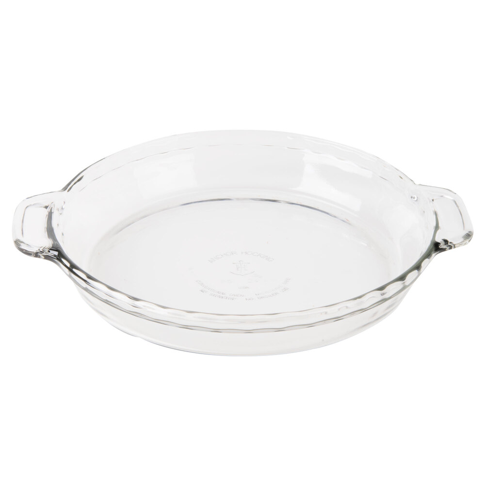Anchor Hocking 81214L11 9 1/2" x 1 3/4" Deep Dish Glass Pie Plate