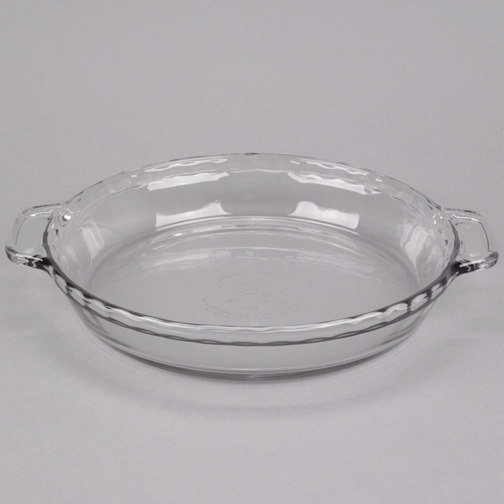 Anchor Hocking 81214L11 9 1/2" x 1 3/4" Deep Dish Glass Pie Plate