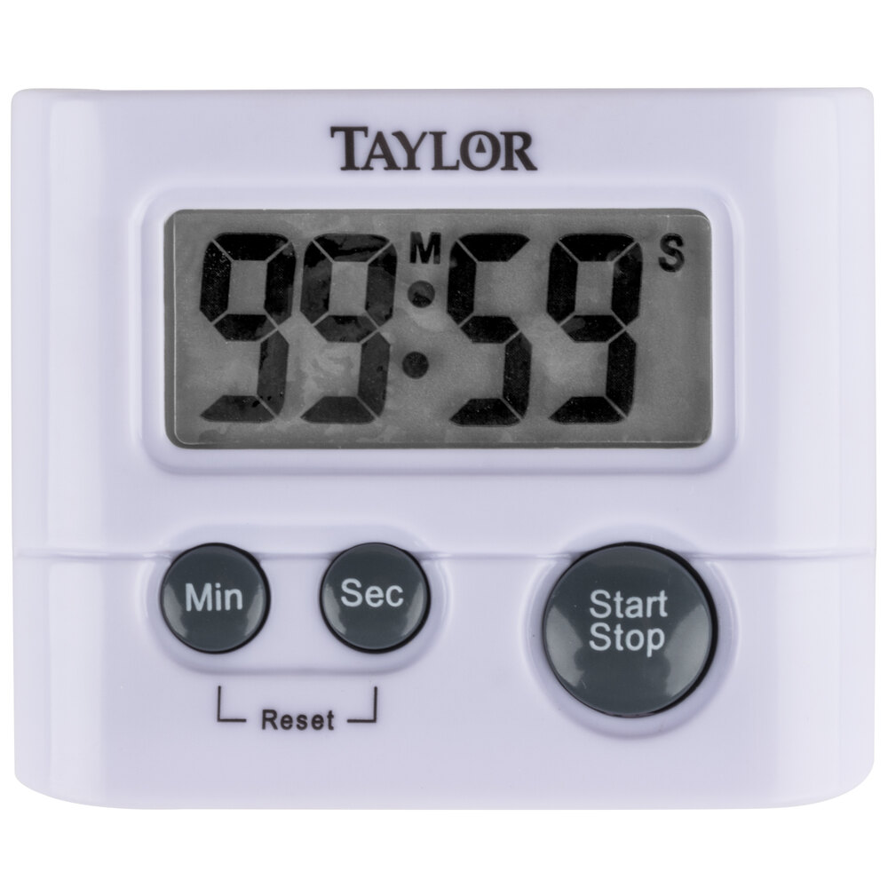 Taylor 582721 White Classic Digital Timer