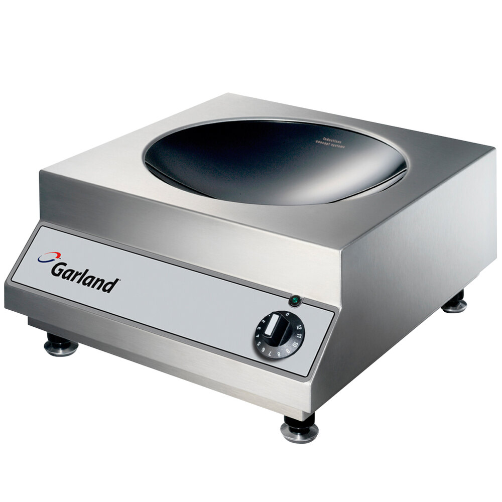 Garland GISH/WO 5000 Countertop Induction Wok Range 208V, 3 Phase, 5 kW