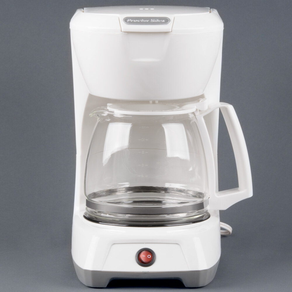 Proctor Silex 43601 White 12 Cup Coffee Maker