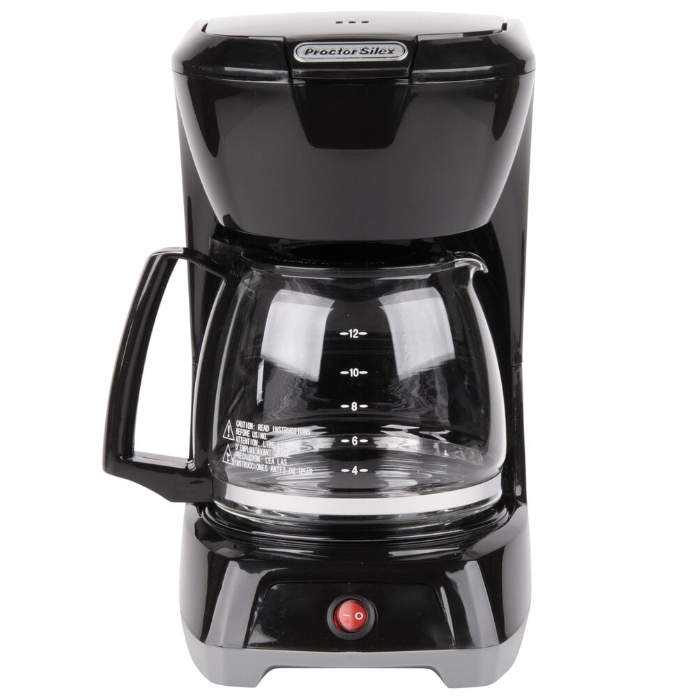 Proctor Silex SingleServe Coffee Maker Black at Ann Mercado blog