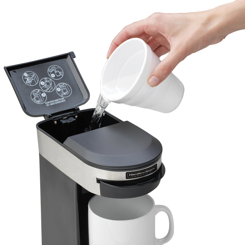 Hamilton Beach HDC200S Stainless Steel Single Serving Pod Coffee Maker 120V, 500W