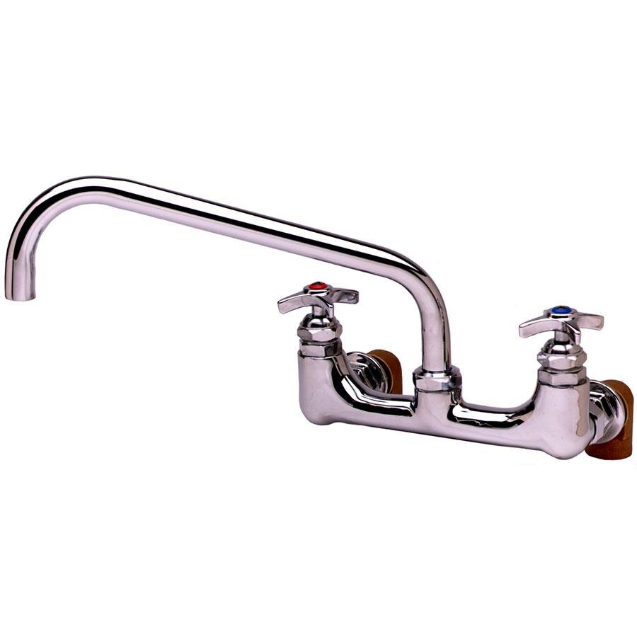 T&S B02900427 Wall Mount Kettle and Pot Sink Mixing Faucet with 8