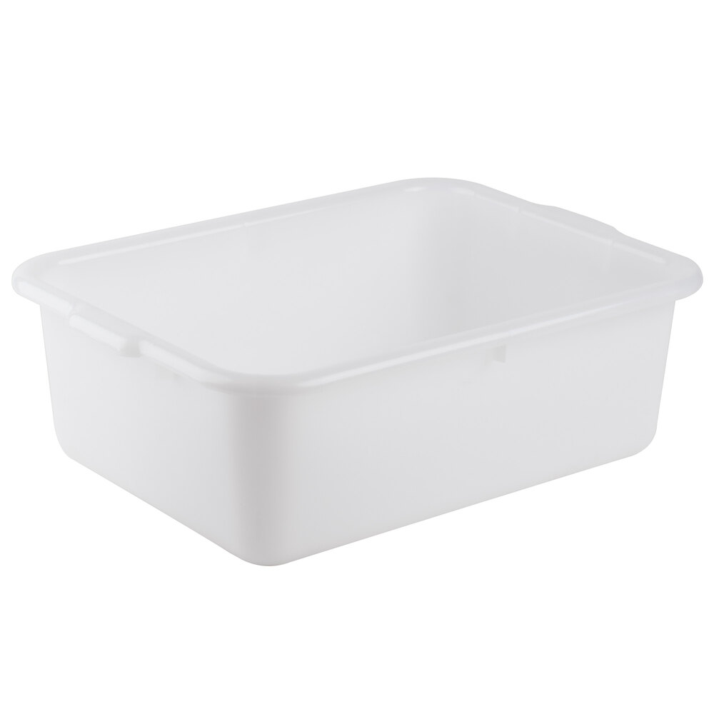 Tablecraft DBF1537 White 21" x 16" x 7" Perforated Plastic Freezer Safe