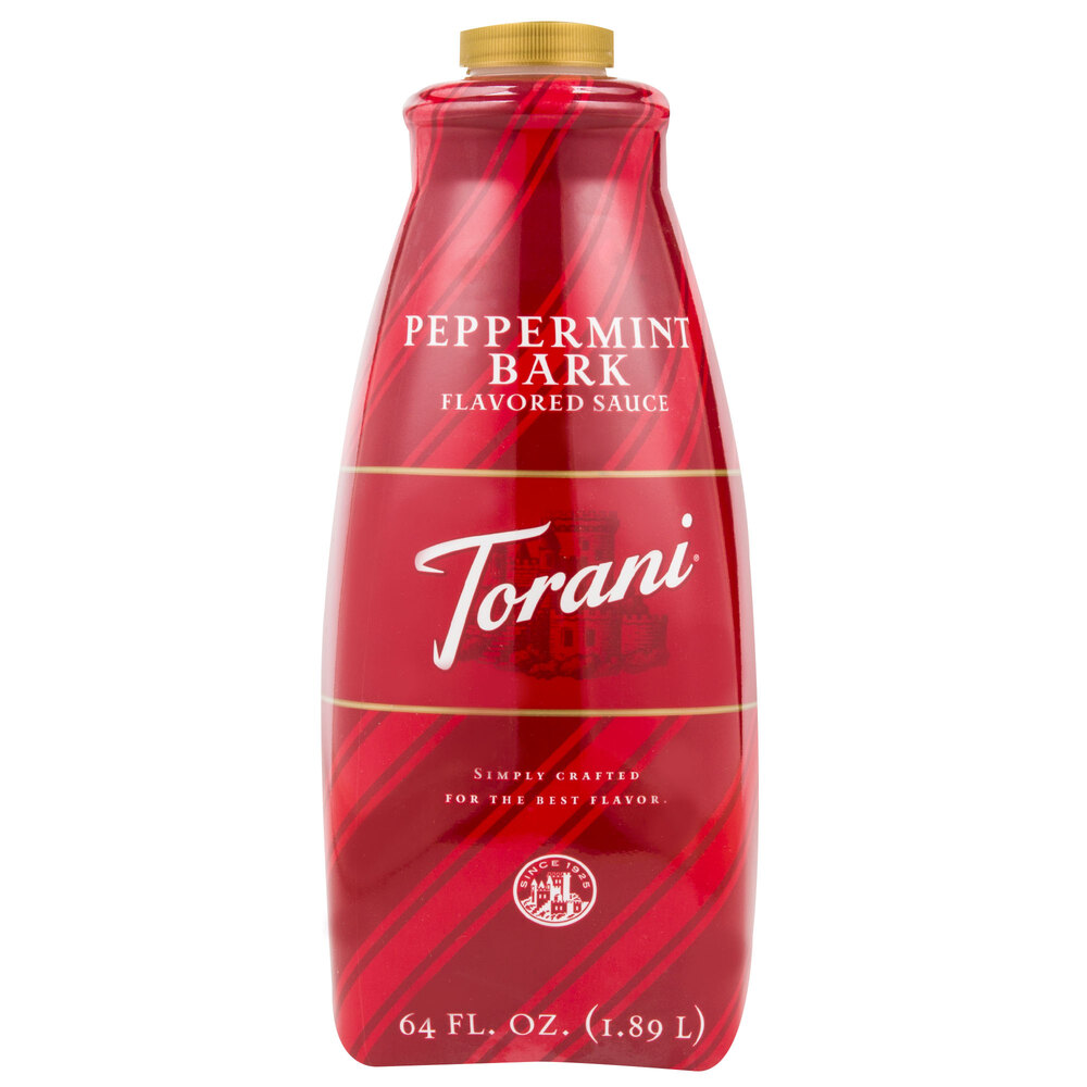 Torani 64 oz. Peppermint Bark Flavoring Sauce