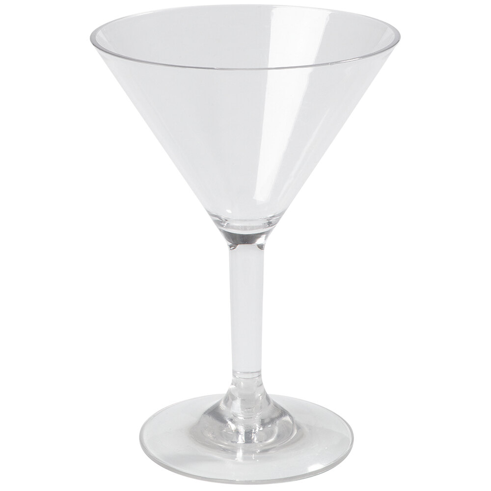 Carlisle 4362707 Liberty 8 oz. Polycarbonate Martini Glass 24/Case