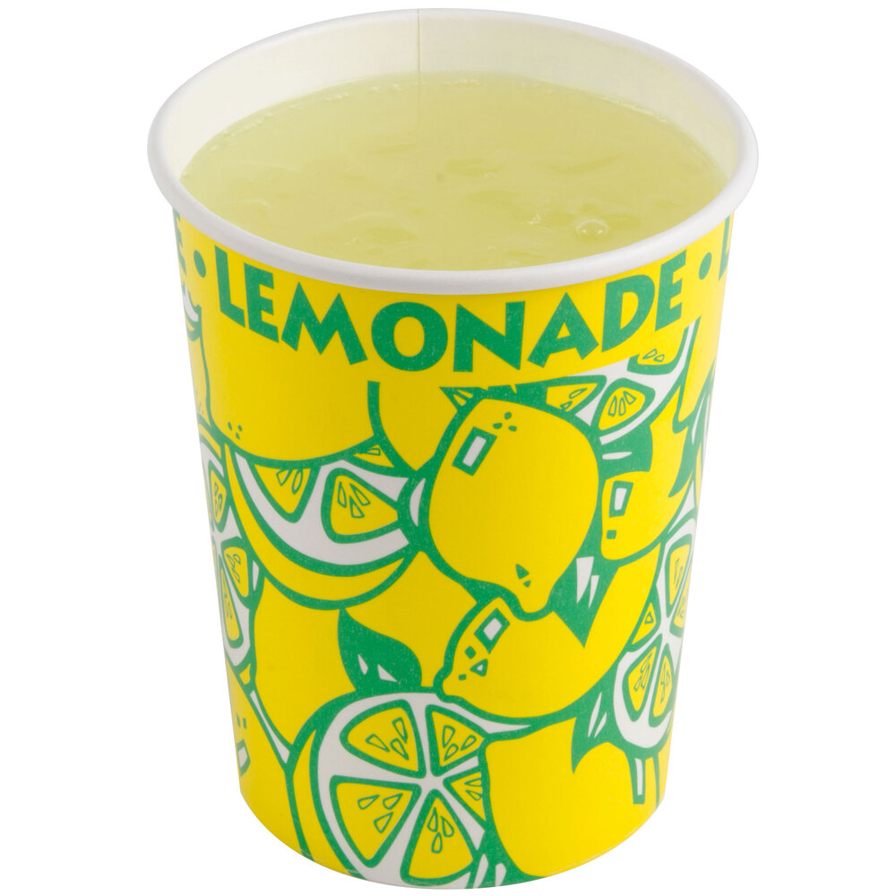 32 oz. Squat Paper Lemonade Cup 480/Case